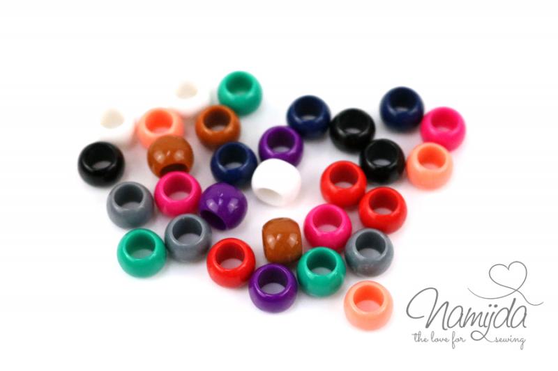 ♥ 30 StüCK - PERLEN - MIX BUNT - 7x10mm ♥