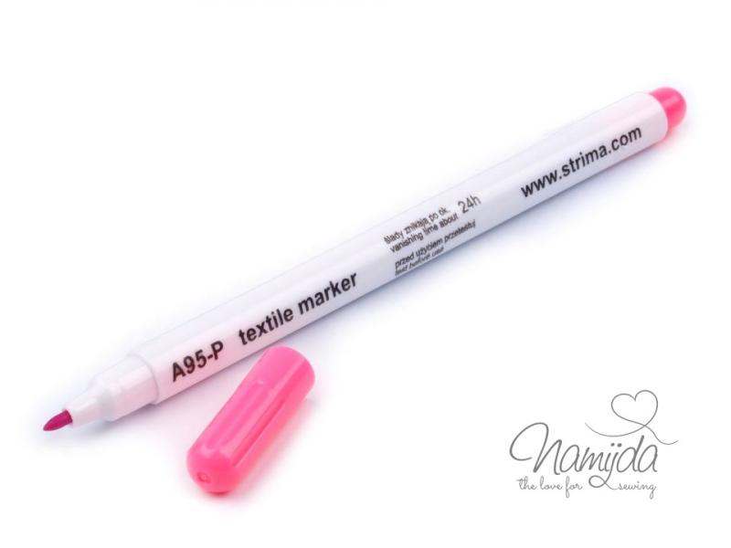 1 Stück ♥  Magic Textilmarker - PINK - Stoffmarker -24h- ♥