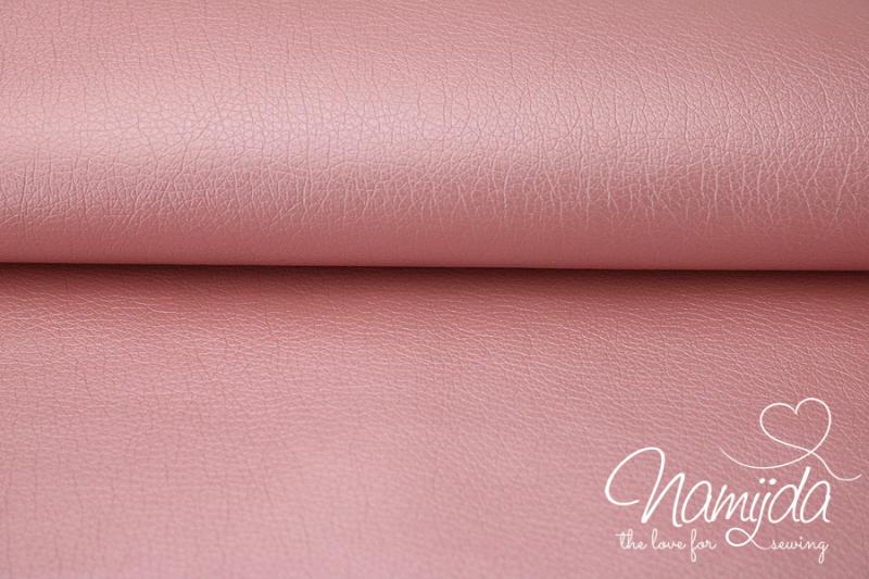 0,5 MTR. ♥ KuNSTLEDER ROSE SHINE ♥