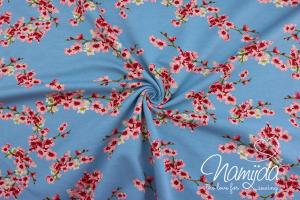 0,5 MTR. CHERRY BLoSSoM SOFT SWEAT - PuDERBLau ♥