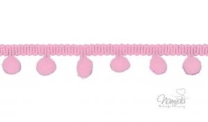 1 MTR. ♥ PomPom Bommelborte RoSA ♥