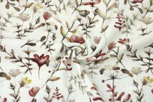 0,5 MTR.  AQUARELL PAINTED FLOWERS  - BEERE - JERSEY