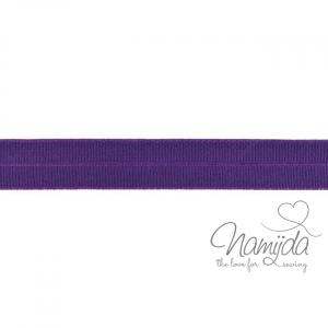 1 MTR. ♥ Elastisches Einfassband MATT - LILA - 20mm ♥