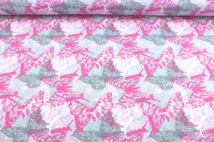 0,5 MTR. SWEET BuTTERFLY  SoMMERSWEAT - Grau Pink ♥