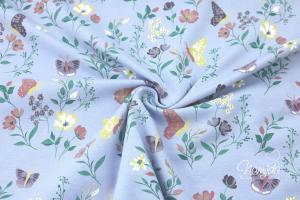 0,5 MTR. SPRING BUTTERFLY  - FLIEDER LIGHT - JERSEY