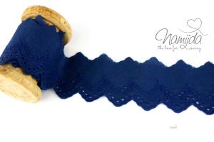 ♥1 Mtr. Wäschespitze ROMANTIC - NAVY - 5cm ♥