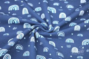 0,5 MTR. RAINBOW LOVE - NAVY - JERSEY