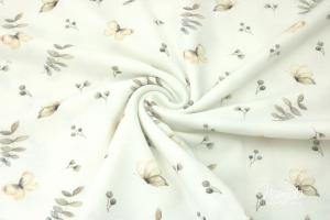 0,5 MTR.  AQUARELL BUTTERFLY LOVE  - APRICOT - JERSEY