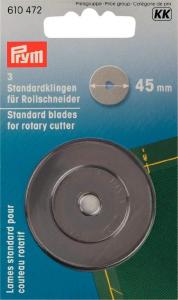 1 Stück ♥ PRYM Ersatzklingen für den Rollschneider Omnicut , Klingengröße: 45 mm Ø 610472 ♥