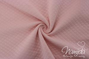 0,5 MTR. ♥ BAUMWOLL STEPPSTOFF ROSE ♥