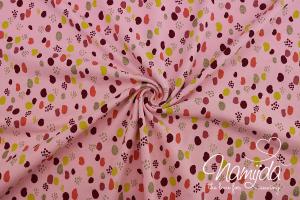 0,5 MTR.  JELLY GLiTTER DoTS JERSEY - ROSE