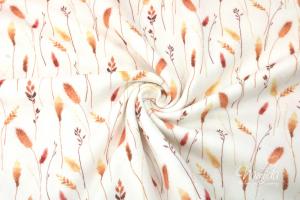 0,5 MTR.  AQUARELL MEADOW Apricot - JERSEY