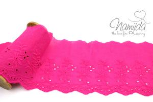 ♥1 Mtr. XXL WÄSCHESPITZE LILLIAN - PINK - 9cm ♥