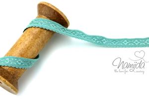 1 MTR. ♥ JACQUARD Einfassband - DuSTY MINT  - Schrägband♥