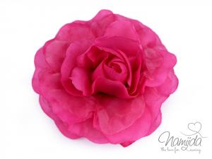 1 Stck. ♥ BRoSCHE ROSE - PINK - 10cm ♥