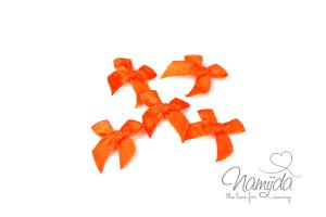 5 ♥ MiNi Schleifchen Orange ♥