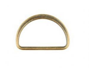 1 STüCK - D-RING - 25MM - ANTIK GoLD