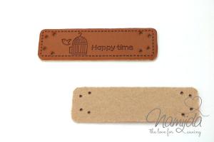 1 Stück - HAPPY TIME LABEL 15x50 mm