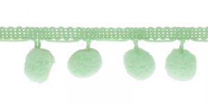 1 MTR. ♥ PomPom Bommelborte HeLL MiNT ♥