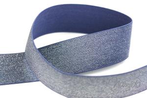 1 MTR.Glamour Glitzer Gummiband 50mm JeaNS