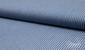 0,5 MTR. DENIM STRIPES JACQUARD JEANS - BLAU