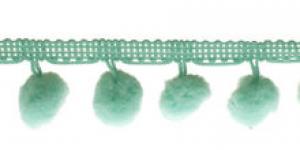 1 MTR. ♥ PomPom Bommelborte MiNT ♥