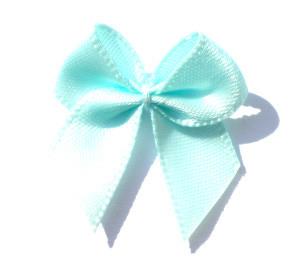 5 ♥ SATIN Schleifchen MiNT ♥