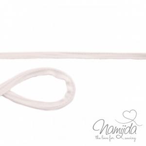 1 MTR. ♥ Jersey Paspelband Natur Weiss ♥ elastisch