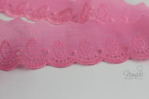 ♥1 Mtr. Wäschespitze - BOGENKANTE 5cm - PUDER ROSA♥