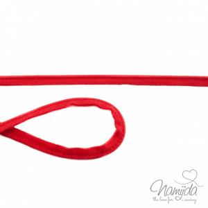 1 MTR. ♥ Jersey Paspelband Rot ♥ elastisch