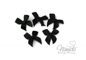 5 ♥ MiNi Schleifchen Schwarz ♥